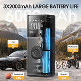Portable Wireless Tire Inflator with Digital Display (150 PSI)