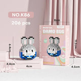 Disney Stitch & Sanrio Building Blocks Set - Cute Character Model Kit for Kids