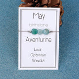 Trendy Unisex Stone Charm Bracelet – Stylish Rope Chain Jewelry