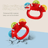 4PCS Baby Hand Rattle Ball Toys – Sensory Grasping & Developmental Playset