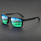 Men's Polarized Sunglasses – UV400 Protection & Anti-Glare Rectangle Frames