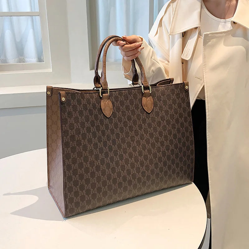 Stylish Casual PU Tote Bag for Women – Versatile Everyday Handbag with Soft Polyester Lining