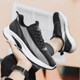 Breathable Lightweight Running Sneakers for Men – Cushioned Mesh Sports Shoes for Daily Wear