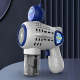 Astronaut Bubble Rocket Launcher - Automatic Bubble Blaster for Kids Outdoor Play