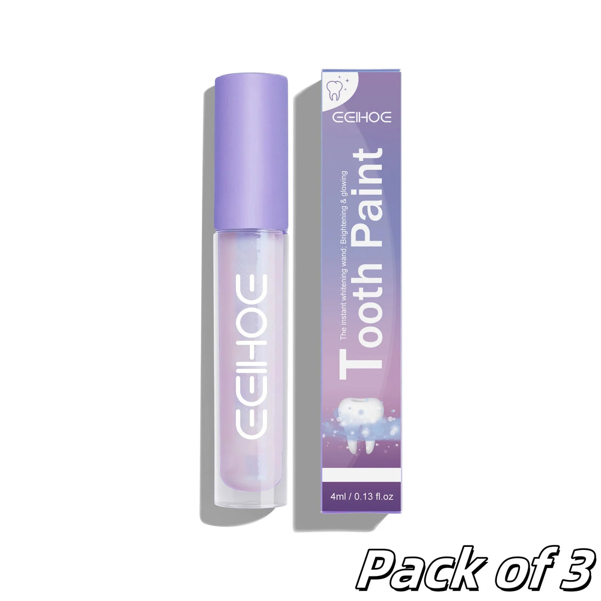 Instant Teeth Whitening Paint Kit - Remove Stains & Brighten Smile in 30 Seconds