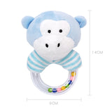 Plush Elephant Baby Rattle Toy – Soft Teether & Musical Hand Bell for Newborns