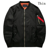 Men’s Casual Zip-Up Jacket – Lightweight or Thick Style for Spring & Fall