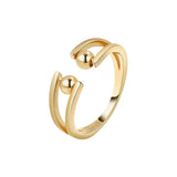 Trendy Geometric Spinner Ring for Women – Fashion Statement Cocktail Jewelry