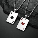 Unisex Hip Hop Square Pendant Necklace – Stainless Steel Streetwear Jewelry