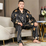 Men’s Ice Silk Pajama Set – Lightweight, Breathable Sleepwear for Comfort and Style