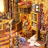 DIY Wooden Miniature Dollhouse Kit with Furniture – Handmade Assembly Model for Teens & Adults