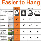 Cord Organizer with Triangle Buckle, Nylon Power Cord Management and Heavy Duty Storage Straps for Cables and Hoses