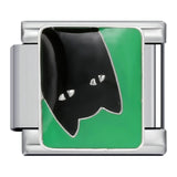 DIY Cartoon Cat Italian Charm Links for Stainless Steel Bracelets – Trendy Modular Jewelry Accessories