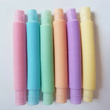 8-Pack Large Pop Tube Fidget Toys for Sensory Play & Stress Relief