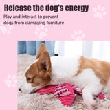Animal-Shaped Squeaky Plush Dog Toy – Bite-Resistant Interactive Toy for Puppies and Dogs