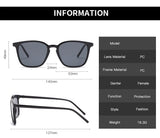 Retro Rectangle Sunglasses with UV400 Mirror Lenses – Stylish Oversized Eyewear for Men & Women