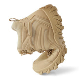 Men’s Tactical Desert Boots – Mid-Calf Military Work Boots with Lace-Up Design