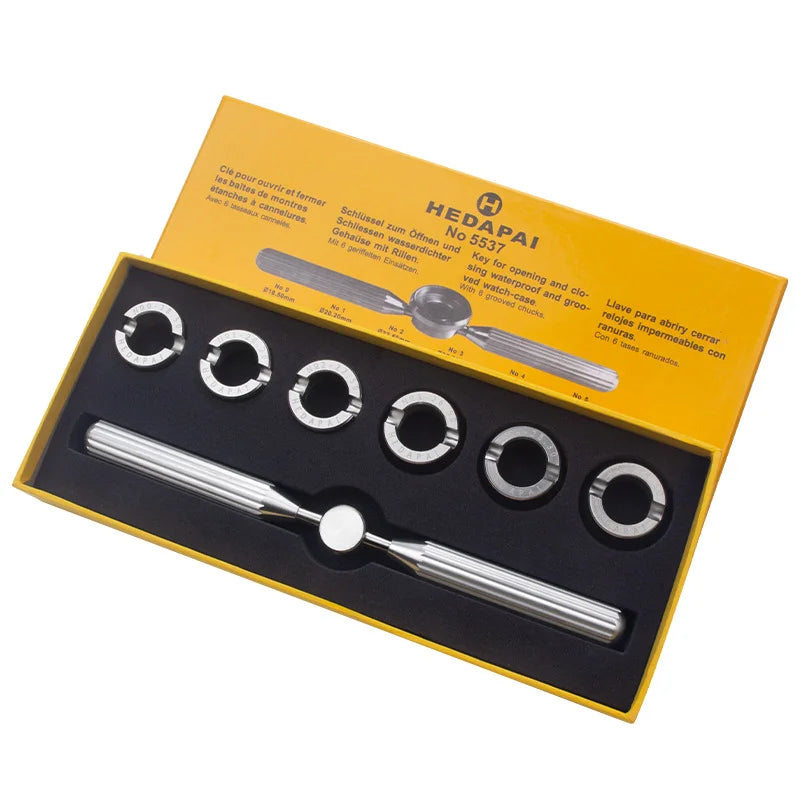 Professional Waterproof Watch Back Case Opener Tool Set for Rolex and Tudor