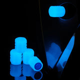 Glow-in-the-Dark Tire Valve Caps – Fluorescent Caps for Cars, Motorcycles & Bicycles