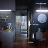 Luz nocturna LED con sensor de movimiento: lámpara inalámbrica recargable para gabinetes y escaleras