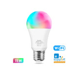 Smart WiFi & Zigbee LED Light Bulb | RGB + Warm & Cool White | E27/E14/GU10 | Alexa & Google Home Compatible