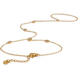 Trendy Gold Plated Stainless Steel Charm Bracelet for Women