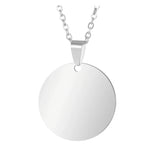 Custom Engraved Necklace – Personalized Photo & Text Pendant for Couples & Family
