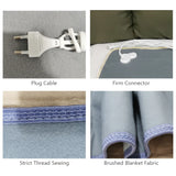 Heated Electric Blanket with Dual Temperature Control – Ultra-Soft & Energy-Efficient Warming Mattress