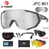 X-TIGER Cycling Sunglasses – Lightweight, UV Protection, Multi-Lens Sports Eyewear for Men & Women