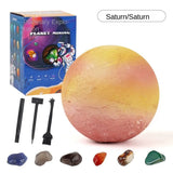 Planet Series Mining Exploration Kit for Kids – Educational Digging Adventure with Ores and Gems