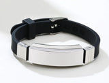 Custom Engraved Medical Alert Bracelet - Personalized Stainless Steel ID Jewelry for Men & Women