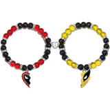 Pulsera para parejas con colgante de gato araña: pulsera magnética a juego para amantes de los gatos
