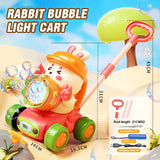 Mower Trolley Bubble Machine – High-Speed Rotating Electric Bubble Gun for Kids