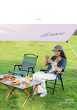 Foldable Wooden Beach Chair with Armrests – Heavy-Duty Outdoor Lounge Seating