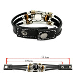 Pulsera con letra inicial personalizada: un regalo elegante y significativo para hombres