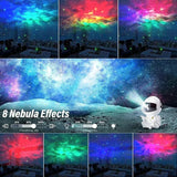 Galaxy Star Astronaut Projector LED Night Light with Starry Sky Effect for Bedroom Decoration and Kids' Gifts
