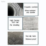 Alfombrilla suave y lavable: alfombra larga antideslizante para cocina, dormitorio, pasillo y baño
