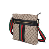 Men’s PVC Casual Crossbody Bag with Zipper Closure – Versatile Shoulder Bag for Everyday Use
