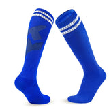 Calcetines de fútbol de compresión elásticos: calcetines deportivos transpirables hasta la rodilla para hombres, mujeres y niños