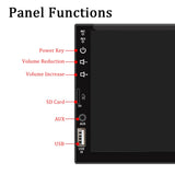7-Inch Car Stereo with Bluetooth 5.0, Wired CarPlay & Android Auto, FM Radio, USB/SD, MP3 Player