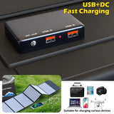 1000W Foldable Solar Panel Charger – Portable Power Supply for Camping & Outdoor Devices