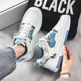 Men’s Casual Skate Sneakers – Breathable Waterproof Vulcanized Shoes for Everyday Comfort