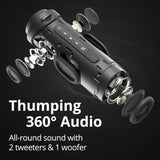 Portable Bluetooth 5.3 Speaker with 360° Surround Sound and IPX7 Waterproof