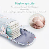 Bolsa de pañales portátil para bebé: impermeable, ligera y lista para viajar