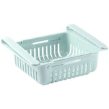 Cesta de almacenamiento retráctil para refrigerador: cajón organizador para refrigerador que ahorra espacio 