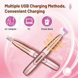 Cordless Electric Nail Drill for Manicure & Pedicure – 4 Speed Settings, Low Noise, Portable Nail Art Tool