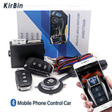 Smart Car Keyless Entry & Push Start System with Remote Engine Start and Anti-Theft Features