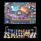 Alfombra de juegos para bebés: mapa interactivo de carreteras de la ciudad para divertirse y aprender