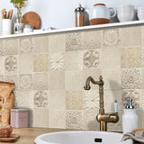 Pegatinas de PVC para azulejos, 24 unidades: fáciles de despegar y pegar para superficies lisas, decoración del hogar para paredes, pisos y más