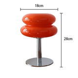 Lámpara de mesa de cristal Macaron: luz nocturna con atenuación tricromática para un ambiente acogedor